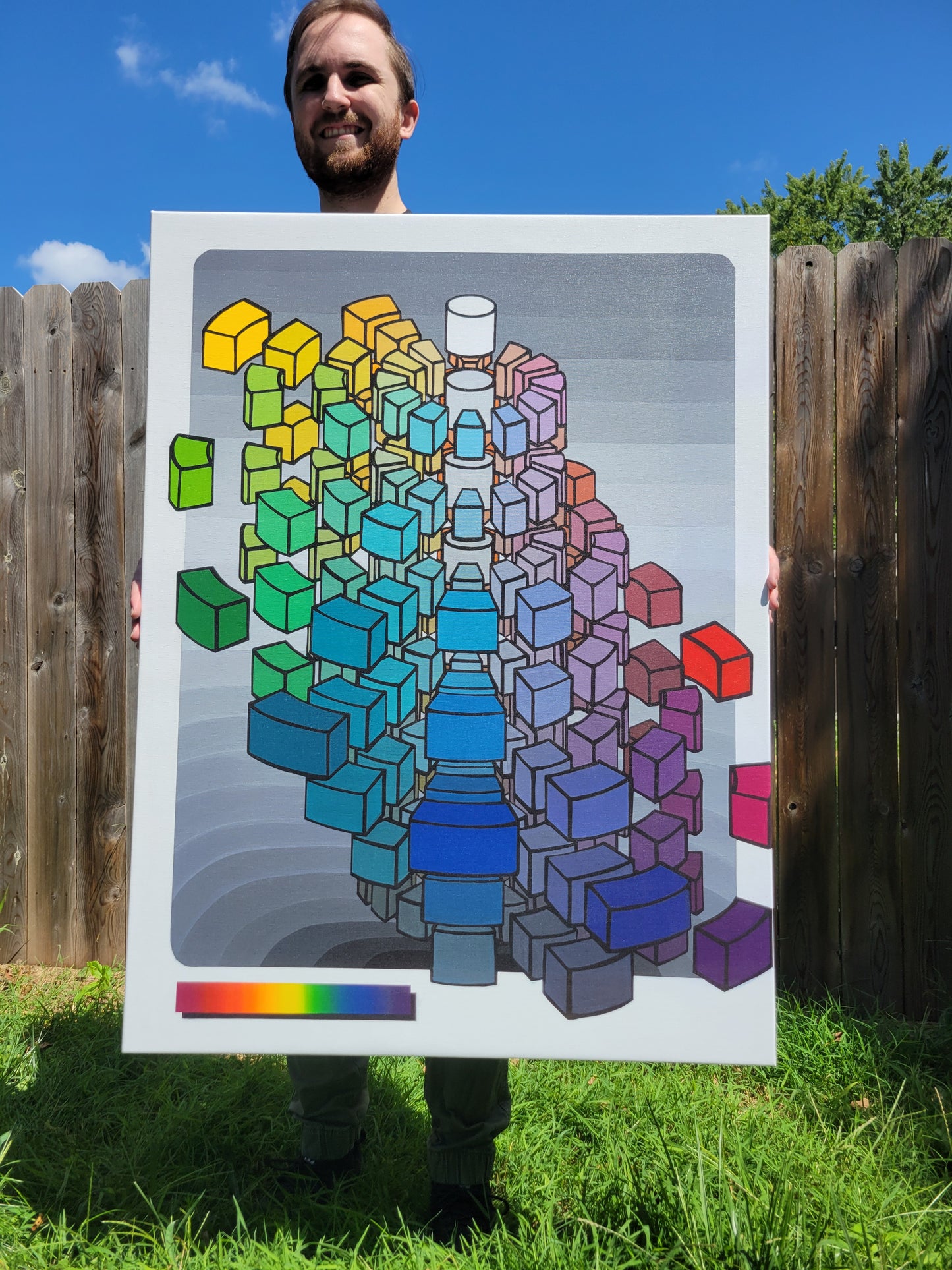 Stretched Canvas Print Chroma Study:The Rendezvous