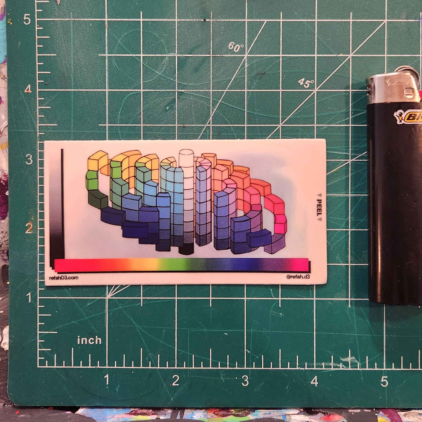 Sticker Chroma Study #6